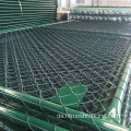 4 '9 "X49' 2" Green Galvanized Chain-Link Mesh hegn